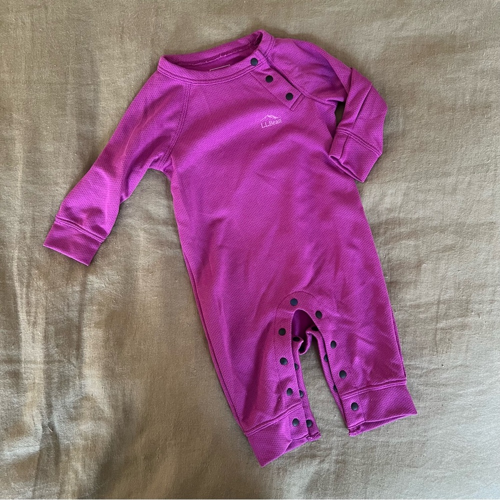 LL Bean Infant’s Wicked Warm Underwear One Piece